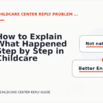 How to Explain What Happened Step by Step in Childcare Center Reply English