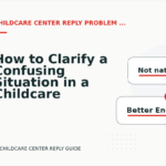 How to Clarify a Confusing Situation in a Childcare Center Reply