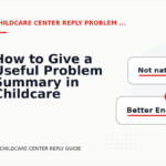 How to Give a Useful Problem Summary in Childcare Center Reply English