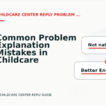 Common Problem Explanation Mistakes in Childcare Center Reply English