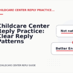 Childcare Center Reply Practice: Clear Reply Patterns