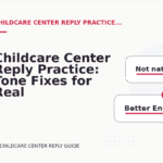 Childcare Center Reply Practice: Tone Fixes for Real Situations
